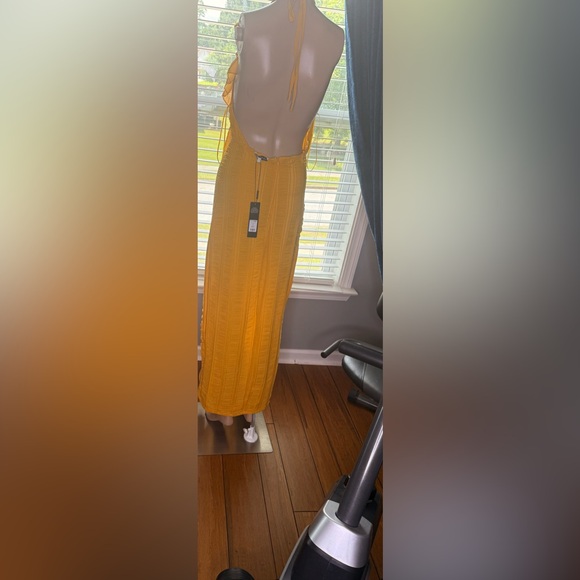 Fashion Nova Orange Sleeveless Bodycon Dress - Picture 4 of 5